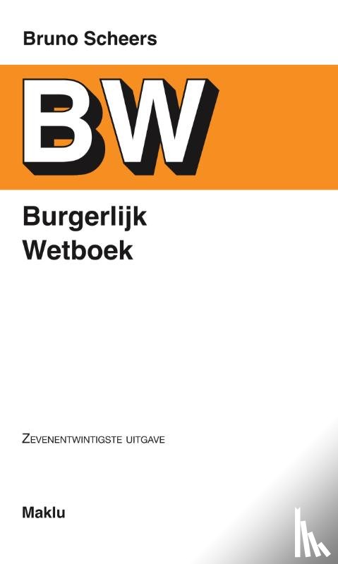 Scheers, Bruno - Burgerlijk Wetboek