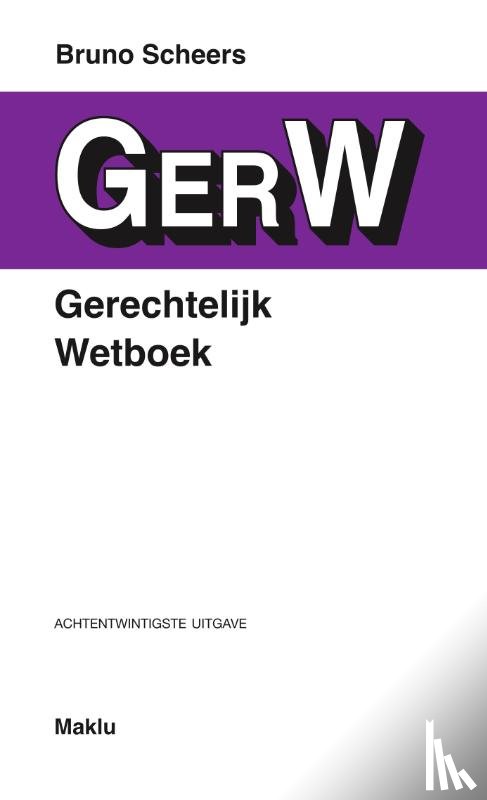 Scheers, Bruno - Gerechtelijk wetboek