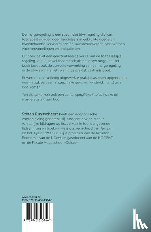 Ruysschaert, Stefan - De margeregeling toegelicht