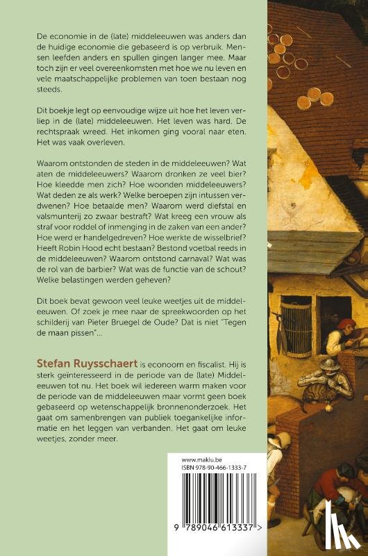 Ruysschaert, Stefan - De economie van de late middeleeuwen tot nu