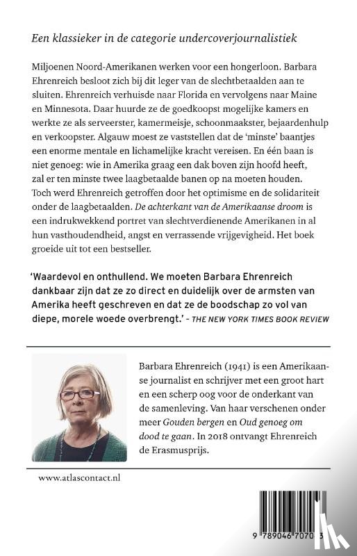Ehrenreich, Barbara - De achterkant van de Amerikaanse droom
