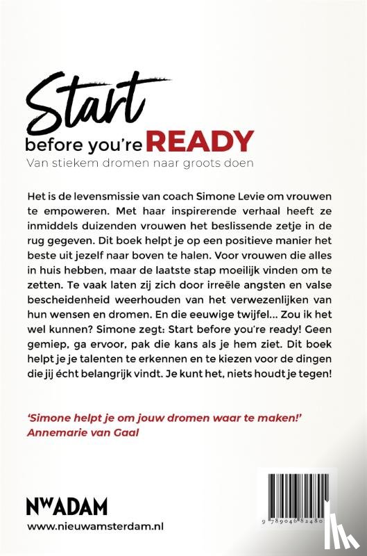 Levie, Simone - Start before you're ready