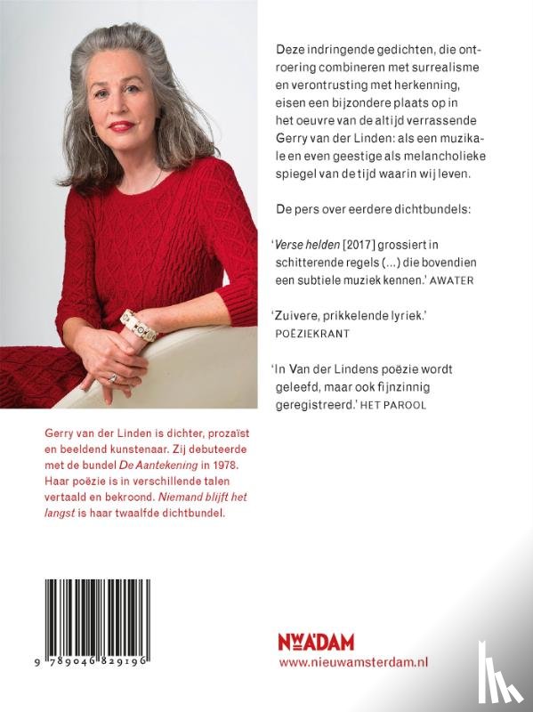Linden, Gerry van der - Niemand blijft het langst