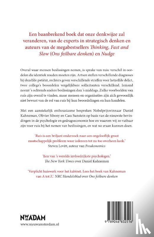 Kahneman, Daniel, Sibony, Olivier, Sunstein, Cass R. - Ruis
