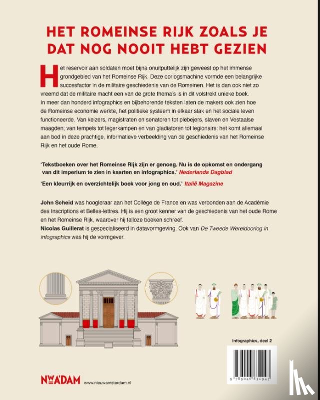 Scheid, John, Guillerat, Nicolas - Het Romeinse Rijk in infographics