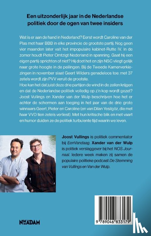 Vullings, Joost, Wulp, Xander van der - Het jaar van Caroline, Pieter en Geert