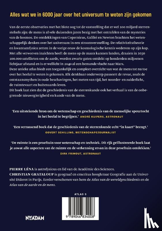 Grataloup, Christian, Léna, Pierre, Asterisk - Historische atlas van het heelal