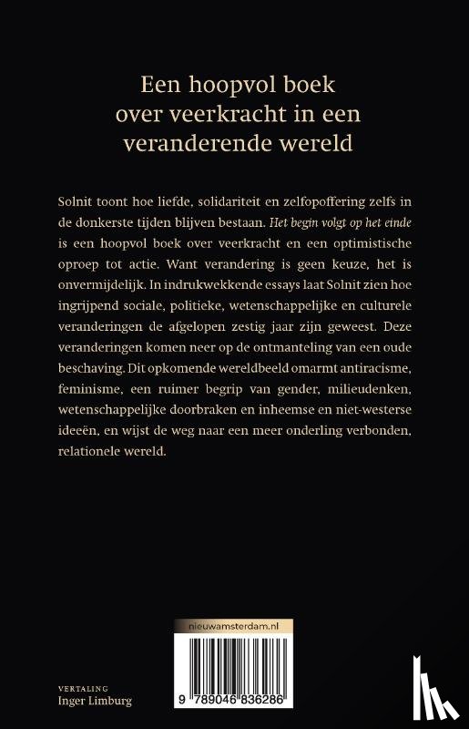 Solnit, Rebecca - Het begin volgt op het einde