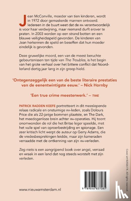 Radden Keefe, Patrick, New Zeno - Zeg niets