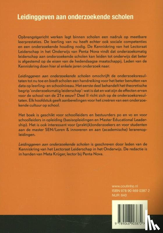 Kruger, Meta - Leidinggeven aan onderzoekende scholen