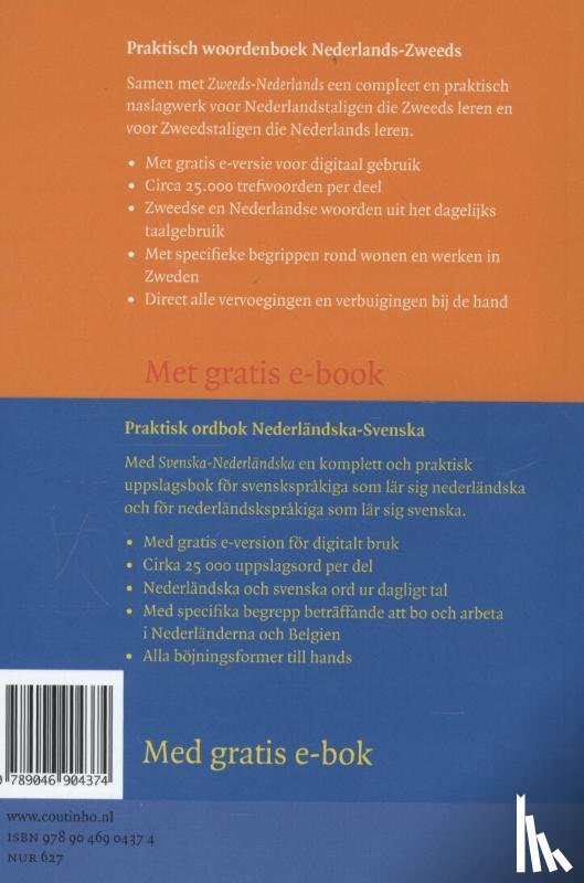Meijer, Adrie - Praktisch woordenboek Nederlands - Zweeds