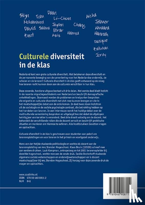 Heijde, Hans van der, Bruin, Klaas, Kampman, Luuk, Oosterhoff, Saskia - Culturele diversiteit in de klas