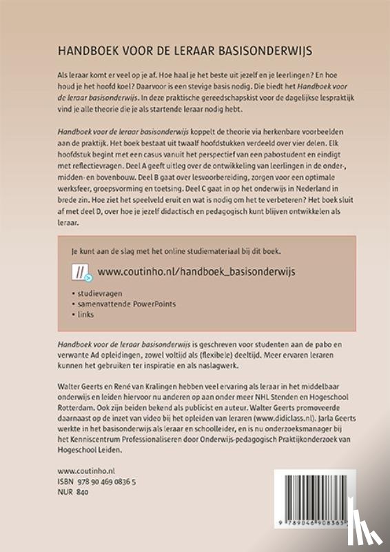 Geerts, Walter, Geerts, Jarla, Kralingen, René van - Handboek voor de leraar basisonderwijs