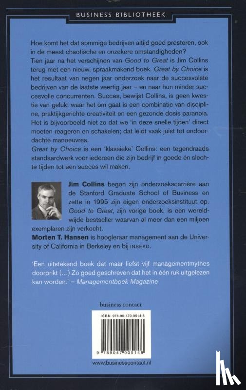 Collins, Jim, Hansen, Morten T. - Great by choice