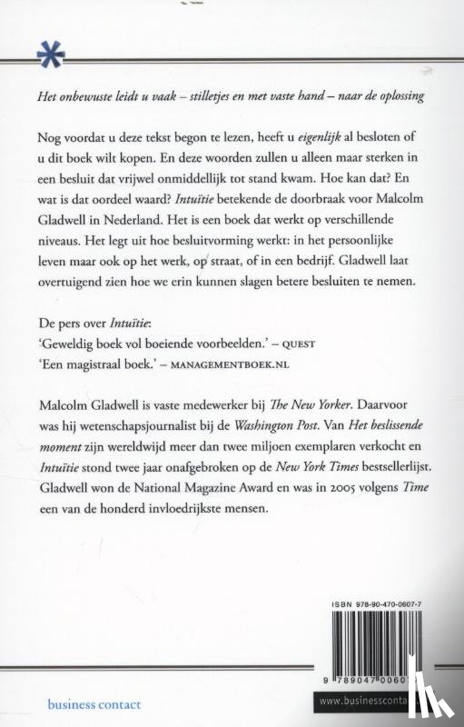 Gladwell, Malcolm - Intuitie