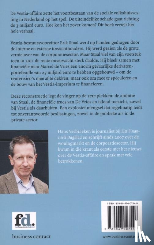 Verbraeken, Hans - De vrije val van Vestia