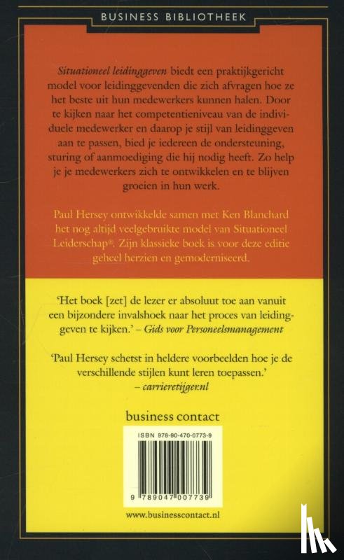 Hersey, Paul - Situationeel leidinggeven