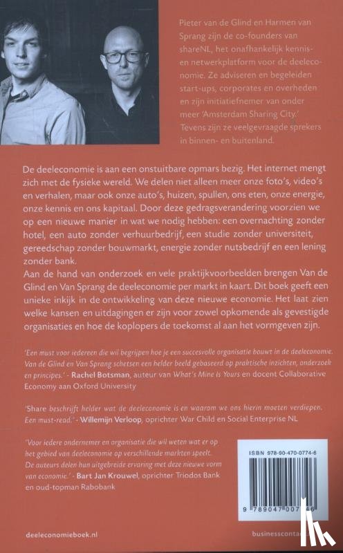 Glind, Pieter van de, Sprang, Harmen van - Share