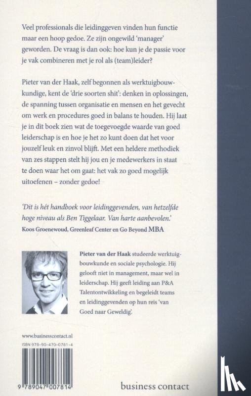 Haak, Pieter van der - Van vakmanschap naar leiderschap