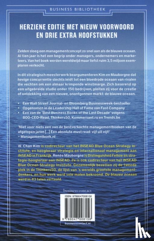 Kim, W. Chan, Mauborgne, Renée - De blauwe oceaan