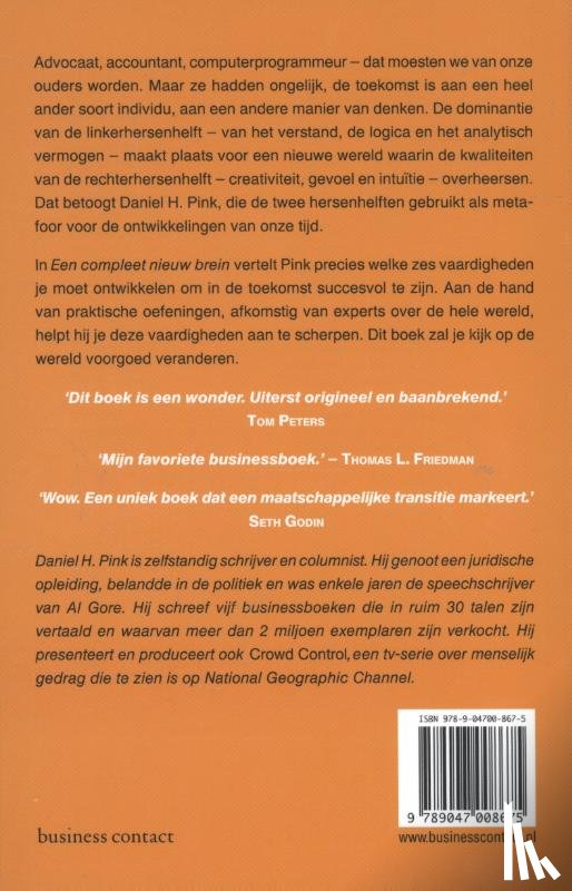 Pink, Daniel - Een compleet nieuw brein