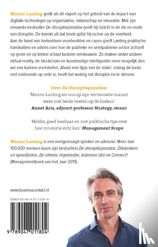 Lanting, Menno - Disruptie in de overheid