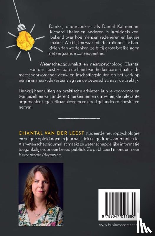 Leest, Chantal van der - Ons feilbare denken op het werk