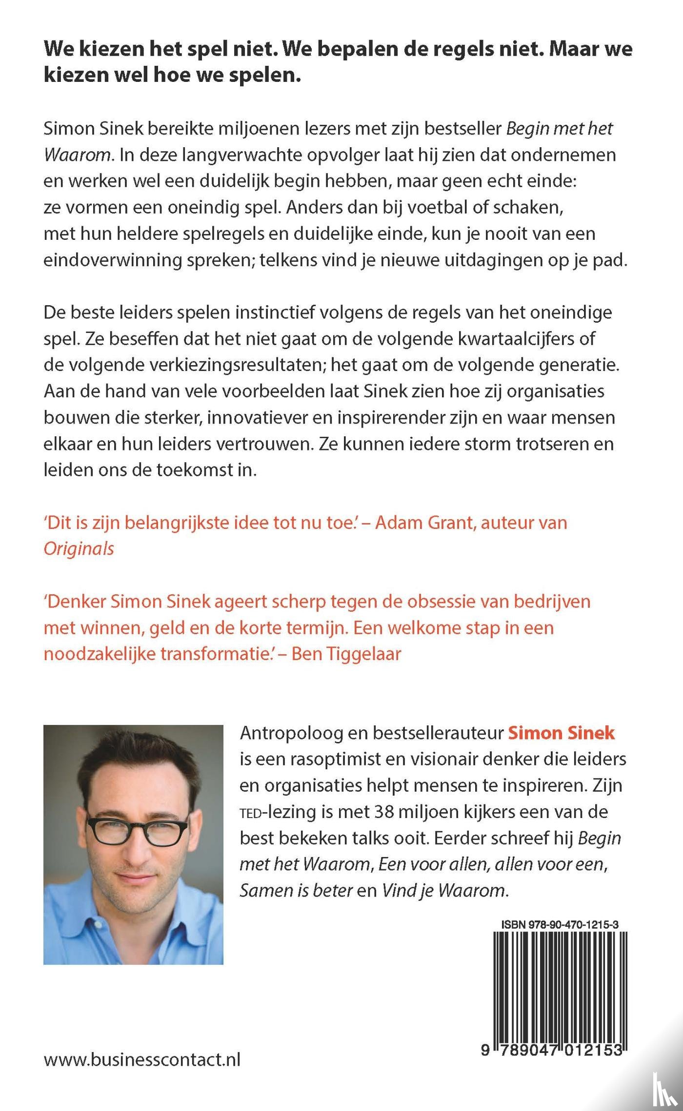 Sinek, Simon - Het oneindige spel