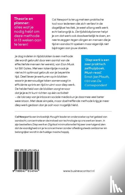 Newport, Cal - De tijdsblokplanner