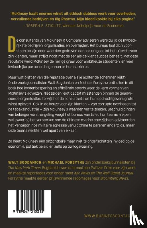 Bogdanich, Walt, Forsythe, Michael G. - De macht van McKinsey