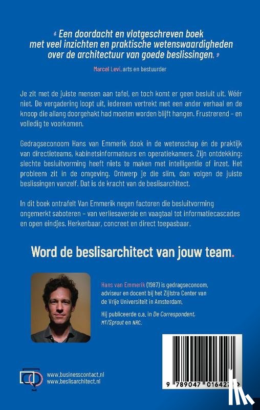 Emmerik, Hans van - De beslisarchitect