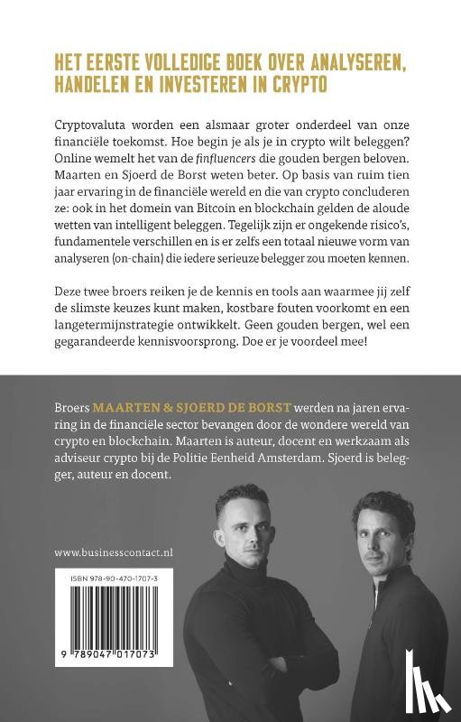 Borst, Maarten de, Borst, Sjoerd de - Crypto voor intelligente beleggers