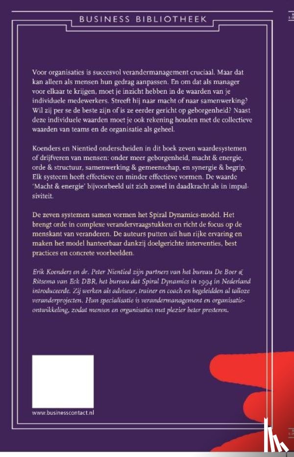 Koenders, Erik, Nientied, Peter - De menskant van veranderen