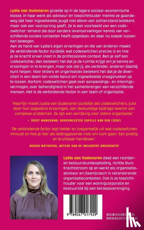 Oudenaren, Lydia van - De verbindende factor