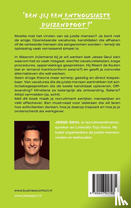 Geul, Jesse - Waarom (n)iemand bij je wil werken