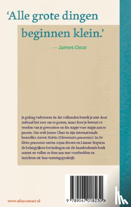 Broere, Arjan, Terpstra, Lianne - De kleine gewoontes
