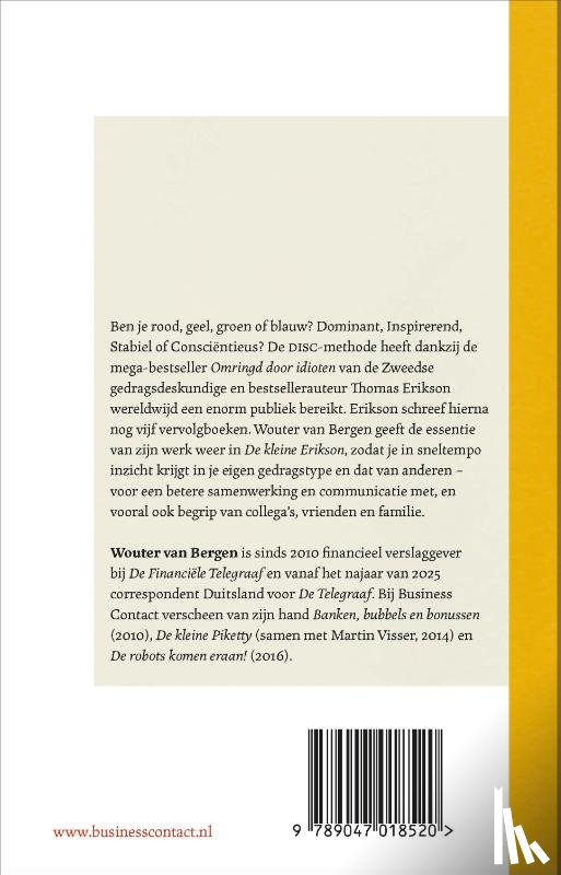 Bergen, Wouter van - De kleine Erikson