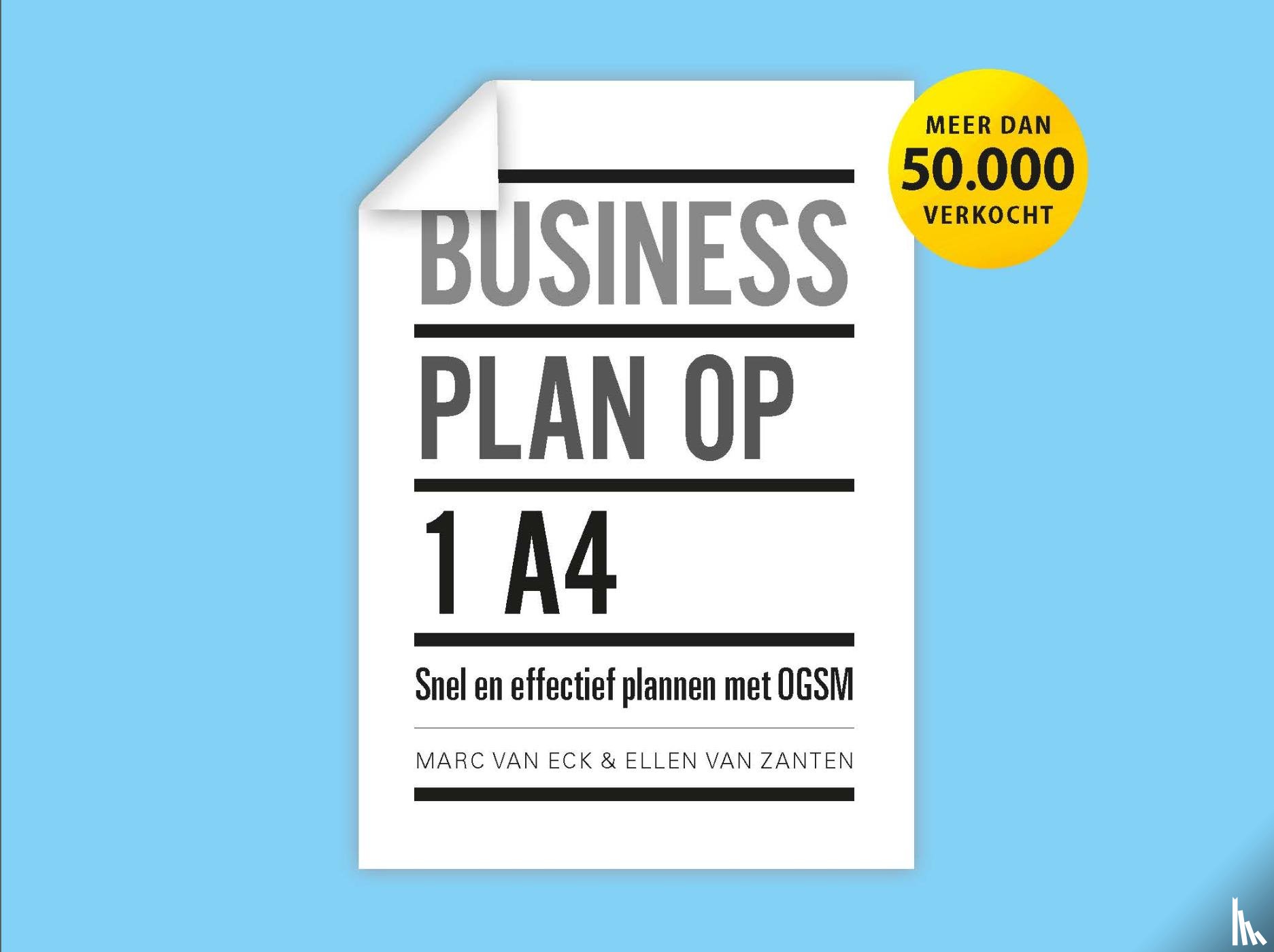 Eck, Marc van, Leenhouts, Ellen - Businessplan op 1 A4