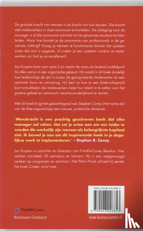 Kuipers, Jan, Pronk, Petra - Menskracht