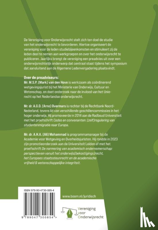  - Onderwijs en het Europees recht