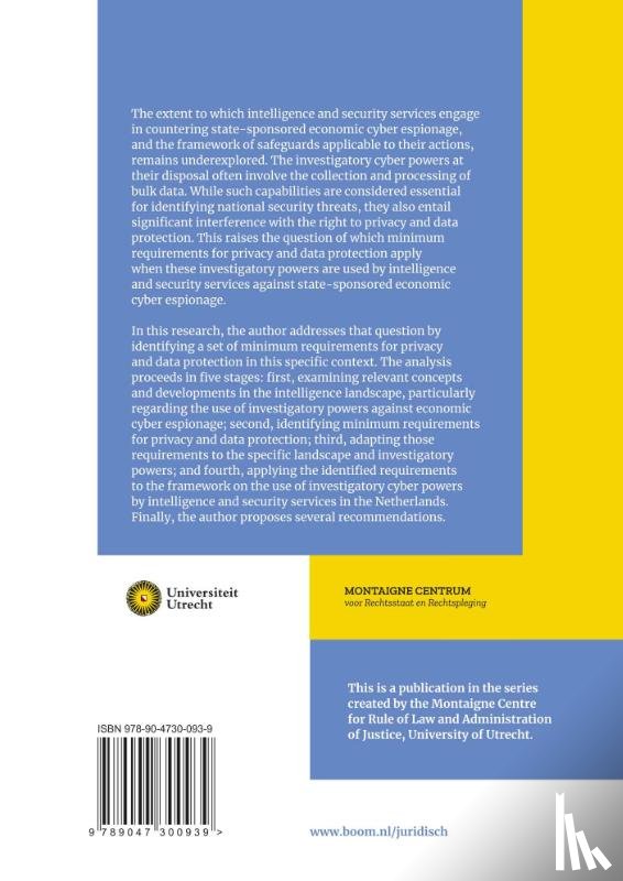 Harleman, S.A.M. - Countering Economic Cyber Espionage and the Right to Privacy