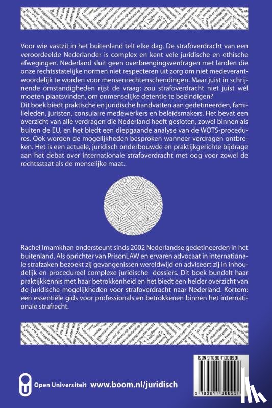 Imamkhan, Rachel - Strafoverdracht op humanitaire gronden