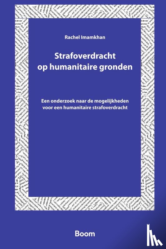 Imamkhan, Rachel - Strafoverdracht op humanitaire gronden