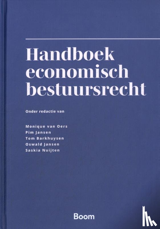  - Handboek economisch bestuursrecht