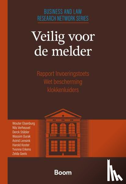 Koster, H., Erkens, M.Y.H.G. - Veilig voor de melder