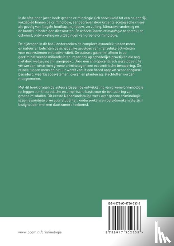  - Basisboek groene criminologie