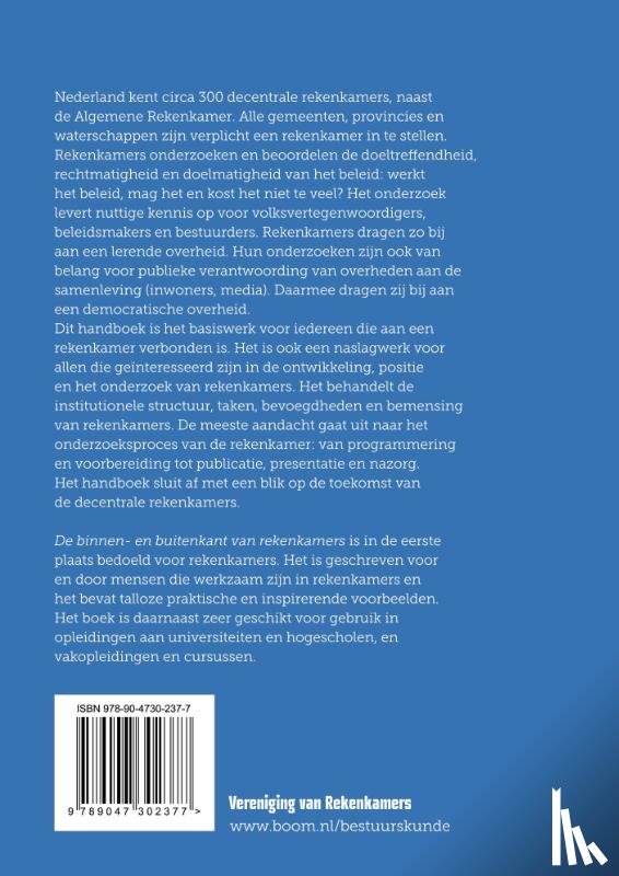  - De binnen- en buitenkant van rekenkamers