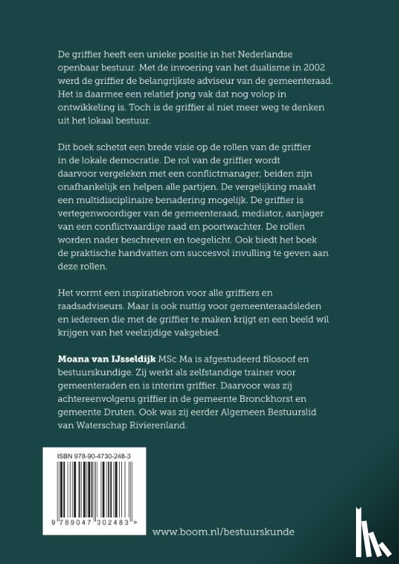 IJsseldijk, Moana van - De conflictvaardige griffier