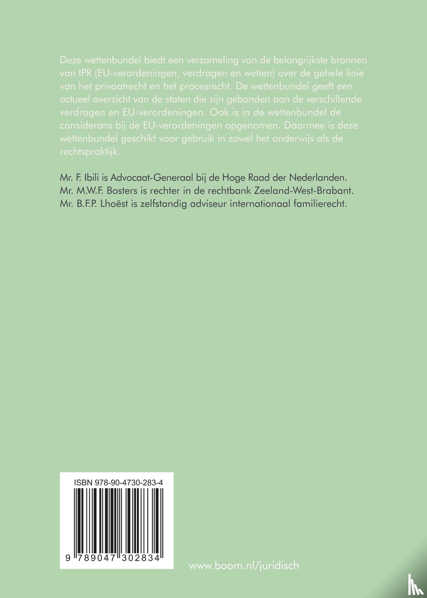 Ibili, F., Bosters, M.W.F., Lhoëst, B.F.P. - 2026/2027