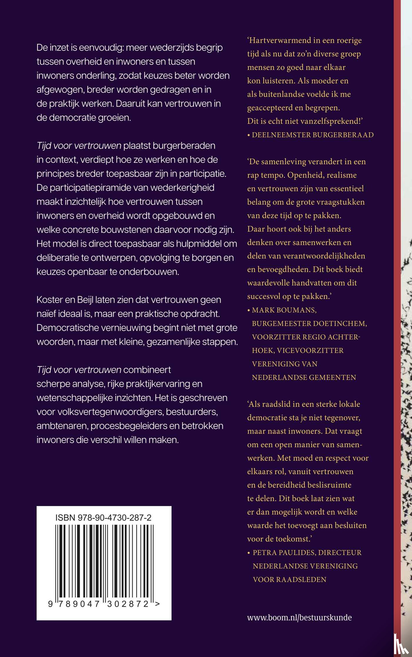 Koster, Robin, Beijl, Ruben - Tijd voor vertrouwen